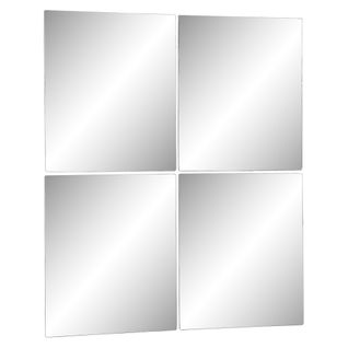 4 miroirs carrés 30x30 cm PICO Transparent