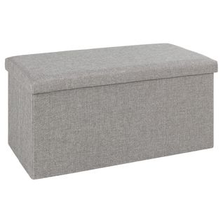 Banc pliable H. 38 cm PAULINE Gris