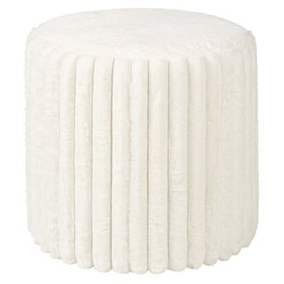 Pouf H. 40 cm COCO Blanc