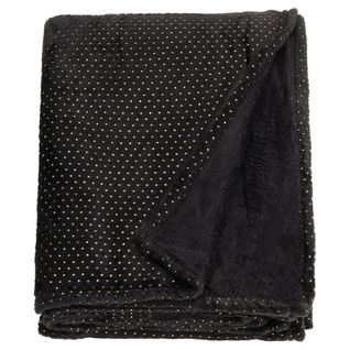 Plaid 130x160 cm ATHENA Noir