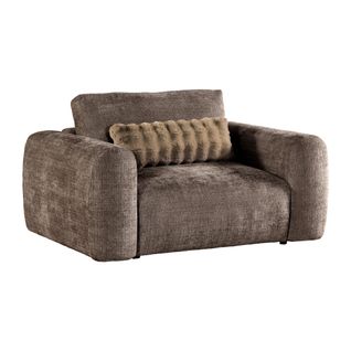 Fauteuil BELLO tissu taupe