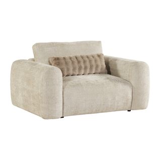 Fauteuil BELLO tissu beige