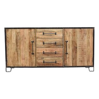 Buffet 2 Portes 4 Tiroirs Manguier