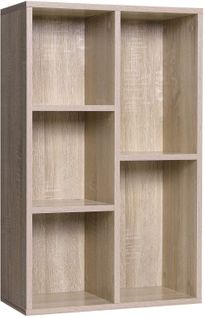 Bibliothèque à 5 Niveaux Casiers Étagère De Rangement Colonne De Rangement Dimensions