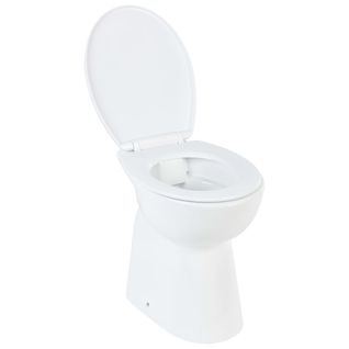 Toilette Haute Sans Bord Avec Fermeture Douce Cuvette Wc Siège De Toilette Salle De Bain