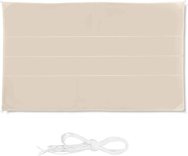 Voile D'ombrage Rectangle 4 X 6 M Beige 13_0002930_4