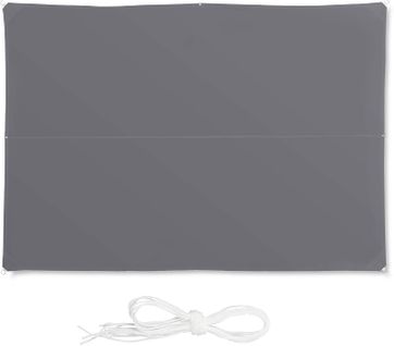 Voile D'ombrage Rectangle 4 X 6 M Gris 13_0002933_4