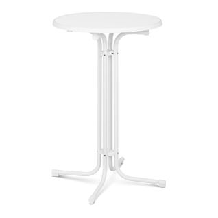 Mange Debout Table Pliable Pliant Diamètre 70 Cm Blanc 14_0002373