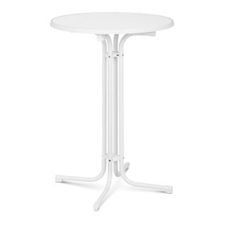 Mange Debout Table Pliable Pliant Diamètre 80 Cm Blanc 14_0002376