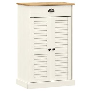 Armoire à Chaussures Range Chaussures Rangement Meuble Entrée Couloir Salon 60 X 35 X 96 Cm Bois M