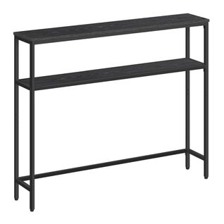 Console Pour Couloir Table De Salon Fine à 2 Niveaux 20 X 120 X 80 Cm Table D’appoint
