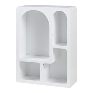 Bibliothèque Intemporelle Et Élégante 80 X 60 X 24 Cm Blanc 03_0009001