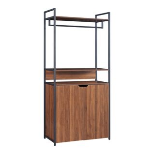 Ensemble De 2 Portants Rangement Organisation à Vêtements Armoire 7 Étagères Noir