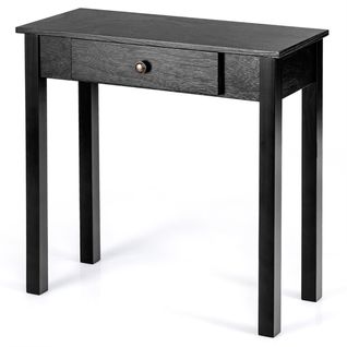 Table Console Multifonctionnelle 71 X 30 X 71 Cm Avec Tiroir Pratique Et Design Rétro