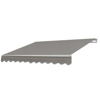 Store Bannes Auvent En Aluminium Avec Manivelle Protection Solaire 4 X 3m Polyester Gris-marron 04