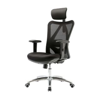 Fauteuil De Bureau Support Lombaire Ergonomique Réglable Sur 3 Positions En Maille Noir 04_0006214