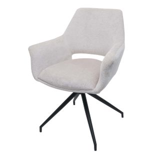 Chaise De Salle à Manger X1 Rembourrée Avec Accoudoirs Pivotante Avec Fonction De Retour Automatiq