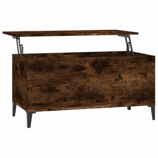 Table Basse Avec Plateau Relevable Design Rustique Moderne 90 X 44,5 X 45 Cm Bois D'ingénierie Mar