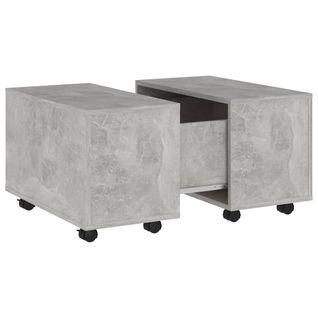 Table Basse Sur Roulettes Avec Fonction Extensible Design Moderne Et Contemporaine 60 X 60 X 38 Cm