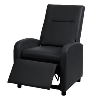 Fauteuil TV Relax Synthétique Pliable 99x70x75cm Synthétique Noir 04_0002005