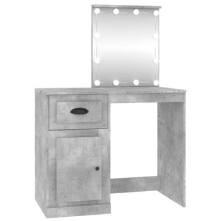 Coiffeuse Table De Maquillage Design Meuble Mobilier De Chambre Avec LED 90 X 50 X 132,5