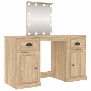 Coiffeuse Table De Maquillage Design Meuble Mobilier De Chambre Avec LED