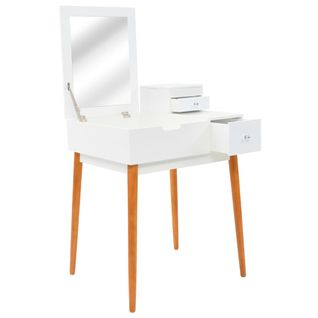 Coiffeuse Table De Maquillage Design Meuble Mobilier De Chambre Avec Miroir