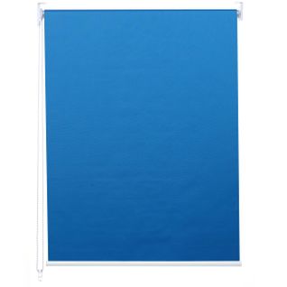 Store Enrouleur De Fenêtre Occultant Protection Solaire Store à Tirage Latéral 50x160cm Opaque Bleu
