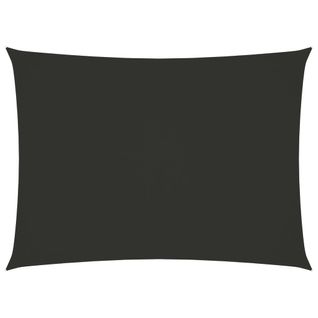Voile Toile D'ombrage Parasol Tissu Oxford Rectangulaire 2 X 3,5 M Anthracite 02_0009