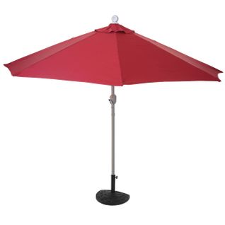 Demi Parasol Semi-circulaire Balcon Terrasse Uv 50+ Polyester/aluminium 3kg Avec Une Portée De 270