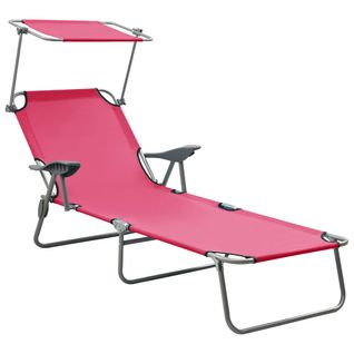 Transat Chaise Longue Bain De Soleil Lit De Jardin Terrasse Meuble D'extérieur