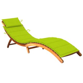 Transat Chaise Longue Bain De Soleil Lit De Jardin Terrasse Meuble D'extérieur Avec Coussin
