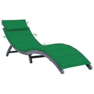 Transat Chaise Longue Bain De Soleil Lit De Jardin Terrasse Meuble D'extérieur 190 Cm