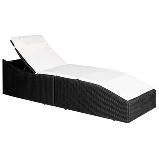 Transat Chaise Longue Bain De Soleil Lit De Jardin Terrasse Meuble D'extérieur Avec C