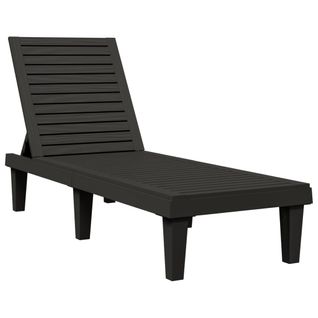 Transat Chaise Longue Bain De Soleil Lit De Jardin Terrasse Meuble D'extérieur 155 X 58 X 83 Cm