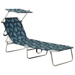 Transat Chaise Longue Bain De Soleil Lit De Jardin Terrasse Meuble D'extérieur Pliable