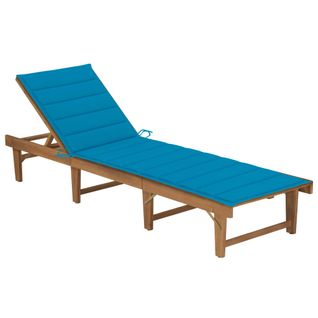Transat Chaise Longue Bain De Soleil Lit De Jardin Terrasse Meuble D'extérieur Pliable