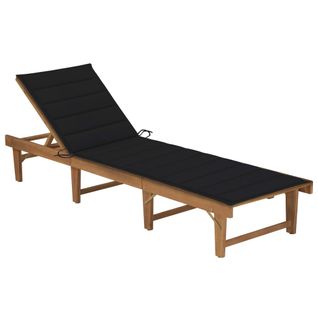 Transat Chaise Longue Bain De Soleil Lit De Jardin Terrasse Meuble D'extérieur Pliable
