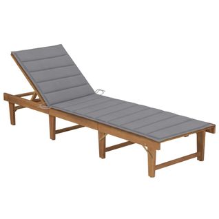 Transat Chaise Longue Bain De Soleil Lit De Jardin Terrasse Meuble D'extérieur Pliable
