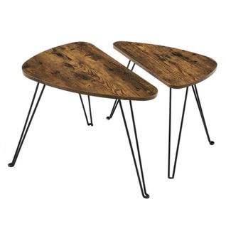 Lot De 2 Tables D’appoint Tables Gigognes