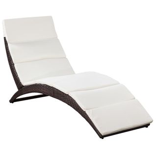 Transat Chaise Longue Bain De Soleil Lit De Jardin Terrasse Meuble D'extérieur Pliable