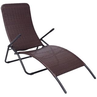 Transat Chaise Longue Bain De Soleil Lit De Jardin Terrasse Meuble D'extérieur 61 X 147 X 95 Cm