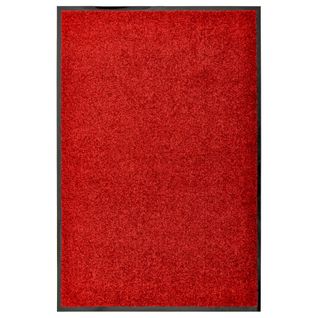 Paillasson Lavable Rouge 60x90 Cm Dec023184