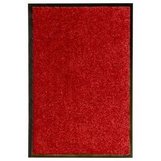 Paillasson Lavable Rouge 40x60 Cm Dec023183