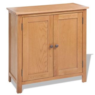 Buffet Bahut Armoire Console Meuble De Rangement 75 Cm Bois De Chêne Massif 4402272