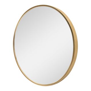 Miroir Mural Rond Diamètre 60 Cm Doré 03_0007921