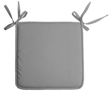 Galette De Chaise Unie Aux Multiples Couleurs - 38x38 Cm - Gris Souris