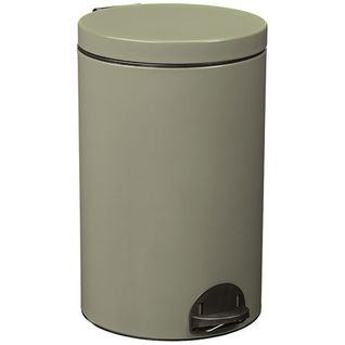 Poubelle à Pédale 20l Gris Vert - 90246