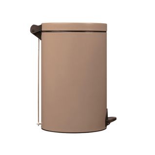 Poubelle à Pédale 20 L Marron - 90248
