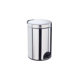 Poubelle à Pédale 14l Inox - 90266